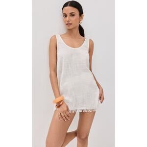 STAUD Tillie Cotton Sleeveless Mini Dress - XS/S